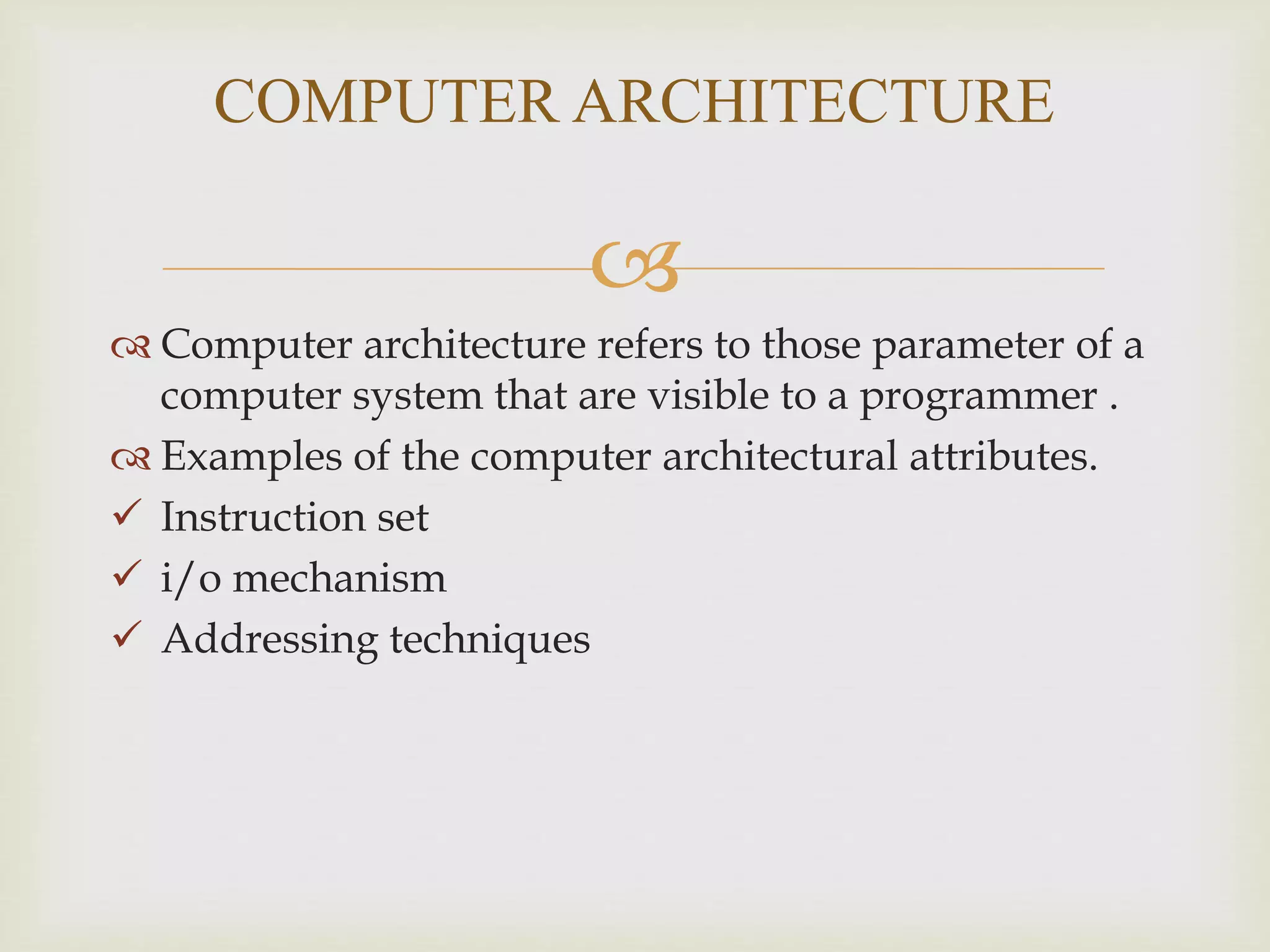 computer organization and architecture | PPTX | Computing | Technology ...