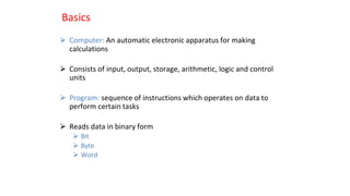 Computer organisation and architecture module 1 | PDF
