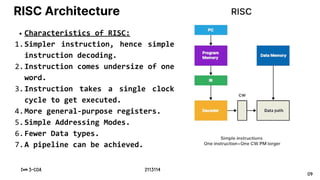 COA-Module - 3 Part 2- Risc and Cisc.pdf