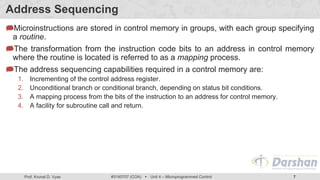 Microprogrammed Control in COA in Computer Engineering | PDF