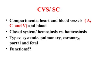 CVS; the anatomy of local circulatory system in the head and neck ...