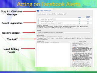 Using the Online Alert, Cont.
Closing




Enter
Contact
Information




Click Send
Message
 