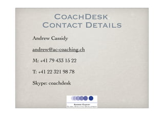 Coachdesk Linkedin