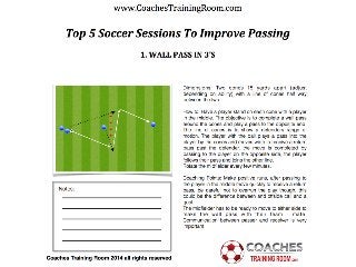 Top 5 Soccer Passing Sessions and Drills