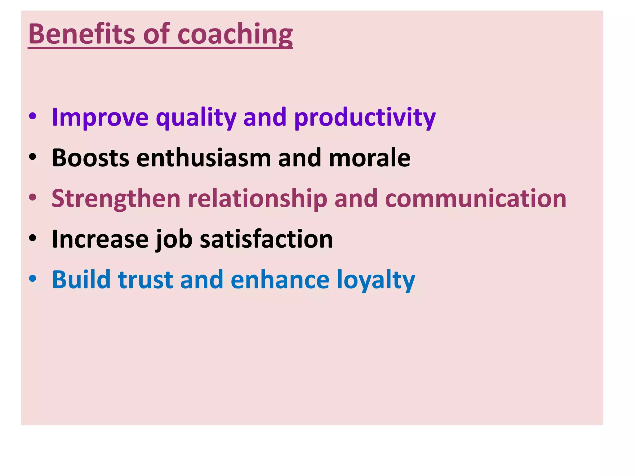 Coaching | PPTX