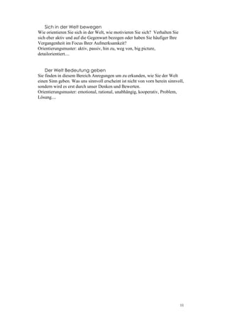 Coaching Mit Orientierungsmustern