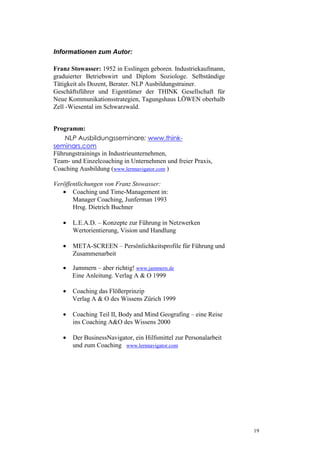 Coaching Mit Orientierungsmustern