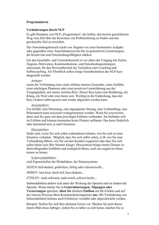 Coaching Mit Orientierungsmustern