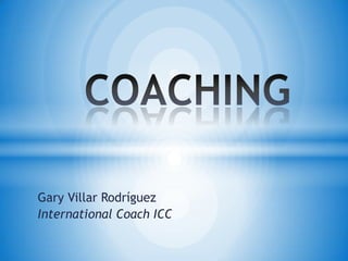 Gary Villar Rodríguez
International Coach ICC
 