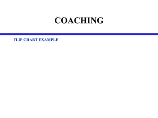COACHING FLIP CHART EXAMPLE 