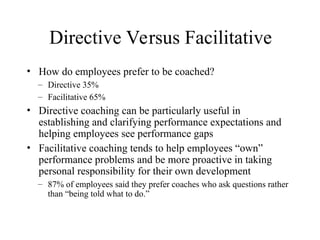 Providing effective coaching feedback is crucial for growth and ...