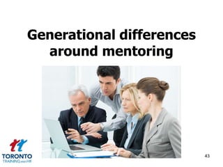 Generational differences 
around mentoring 
43 
 
