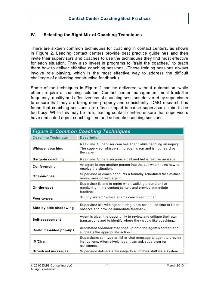 Coaching Best Practices