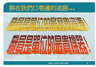 「Coaching教練學」結合到中心督導工作 By Carol Leung