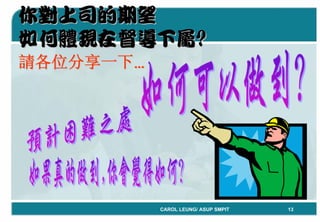 「Coaching教練學」結合到中心督導工作 By Carol Leung