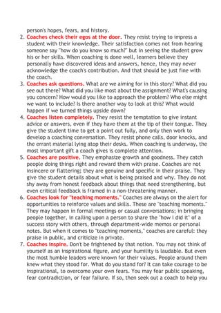 「Coaching教練學」結合到中心督導工作 By Carol Leung