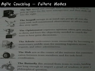 Agile Coaching – Failure Modes
 