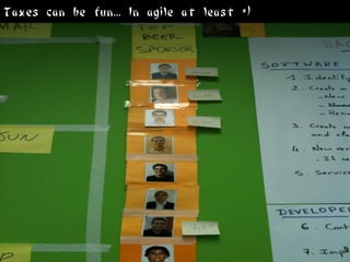 Taxes can be fun... In agile at least =)
 