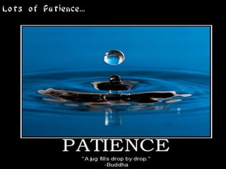 Lots of Patience...
 