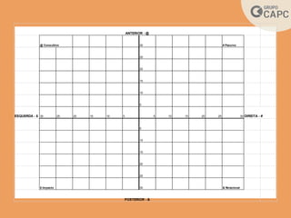ANTERIOR - @
@ Consultivo 30 # Passivo
25
20
15
10
5
ESQUERDA - $ 30 25 20 15 10 5 5 10 15 20 25 30 DIREITA - #
5
10
15
20
25
$ Impacto 30 & Relacional
POSTERIOR - &
 