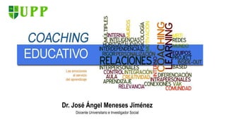 Dr. José Ángel Meneses Jiménez
Docente Universitario e Investigador Social
 