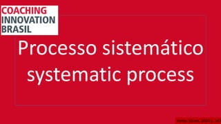 Processo sistemático
systematic process
Fonte: (Grant, 2003 p. 147
 