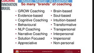 Muitas “Marcas” de Coaching
 