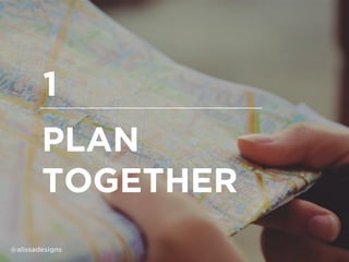 PLAN
TOGETHER
1
@alissadesigns
 