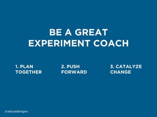 How to Coach Enterprise Experimentation