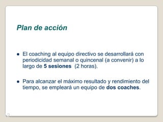 Se establece un plan estratégico a corto, medio y largo plazo. 