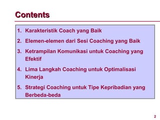 Coaching for optimal performance | PPT