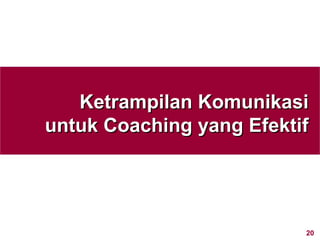 Coaching for optimal performance | PPT