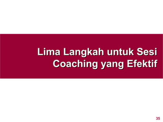 Coaching for optimal performance | PPT