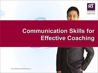 Communication Skills for Effective Coaching 