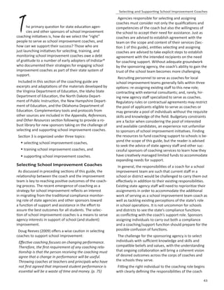 Coaching for school improvement | PDF