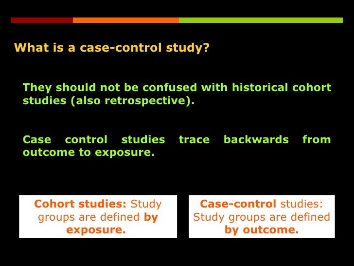 Examples of case control studies ppt