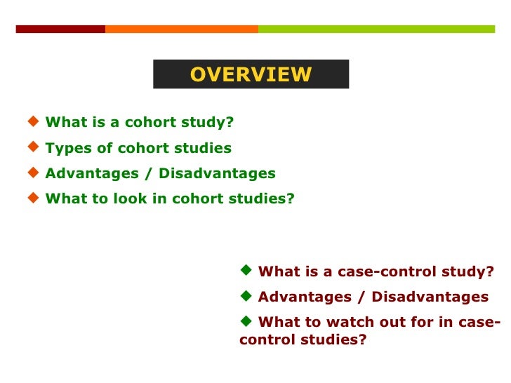 difference between cohort and case control study