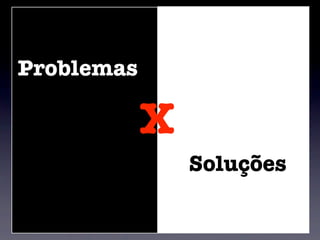 Problemas

            X
                Soluções
 