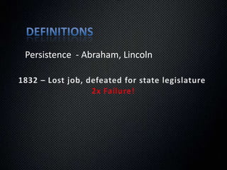 Anybody can get ‘tough‘ for a few games or even a few weeks, 