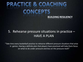 Easy to ignore a s a coach if it seems like the player is trying