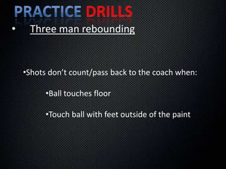 Practice & Coaching ConceptsBuilding ResiliencyCommunicate &demonstrate how  behavior influences outcomes “Point out times in your game films or games you record on TV when a lack of poise andmental toughness by an individual cost a team a chance to win.”