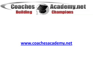 www.coachesacademy.net Basketball Coaching Development  