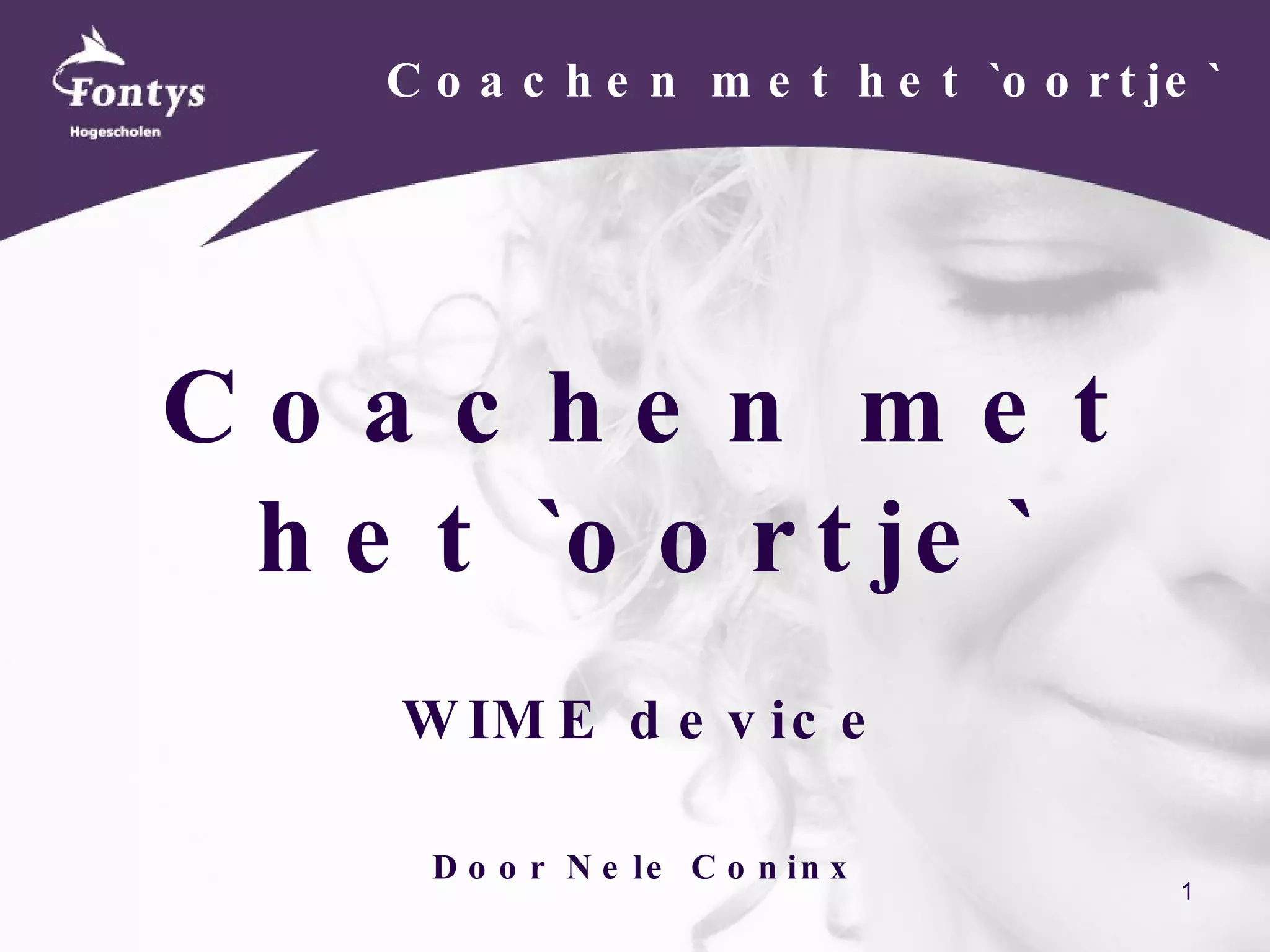 Coaching Met Het Oortje Van (Beginnende) Docenten | PPT