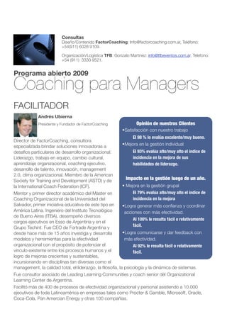 Coaching Para Managers