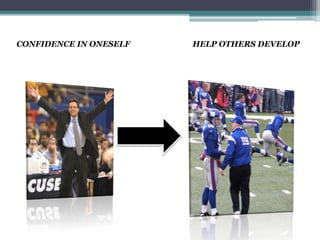 CONFIDENCE IN ONESELF HELP OTHERS DEVELOP
 