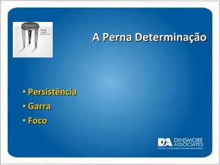 A Perna Determinação Persistência Garra Foco  