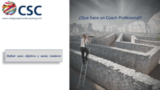 ¿Que hace un Coach Profesional?

Definir unos objetivos y metas retadores

17

 