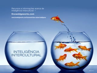 INTELIGÊNCIA
INTERCULTURAL
www.knowledgeworkx.com/framework/inter-cultural-intelligence
Recursos e informações acerca de
Inteligência Intercultural —
Knoweldgeworkx.com
 