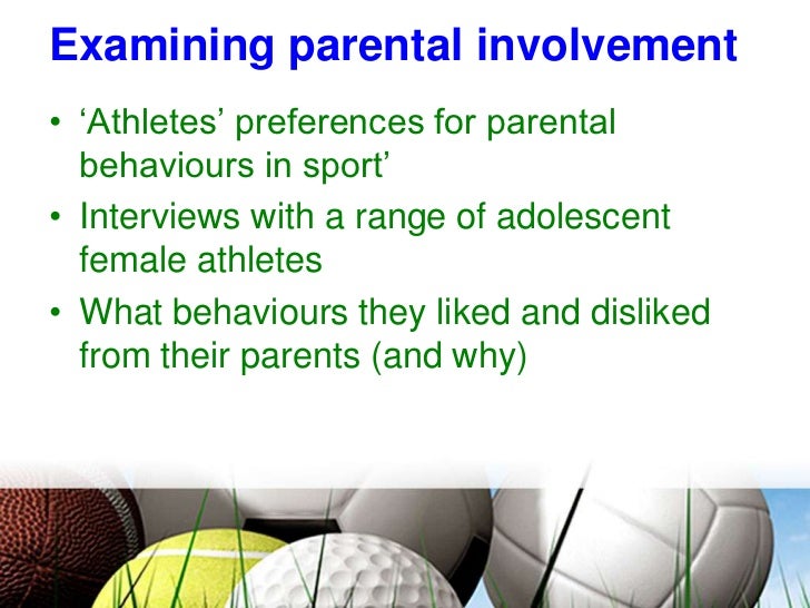 Parent Support of Female Athletes