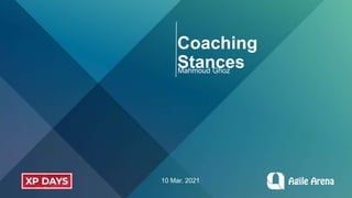 Coaching
Stances
10 Mar. 2021
Mahmoud Ghoz
 
